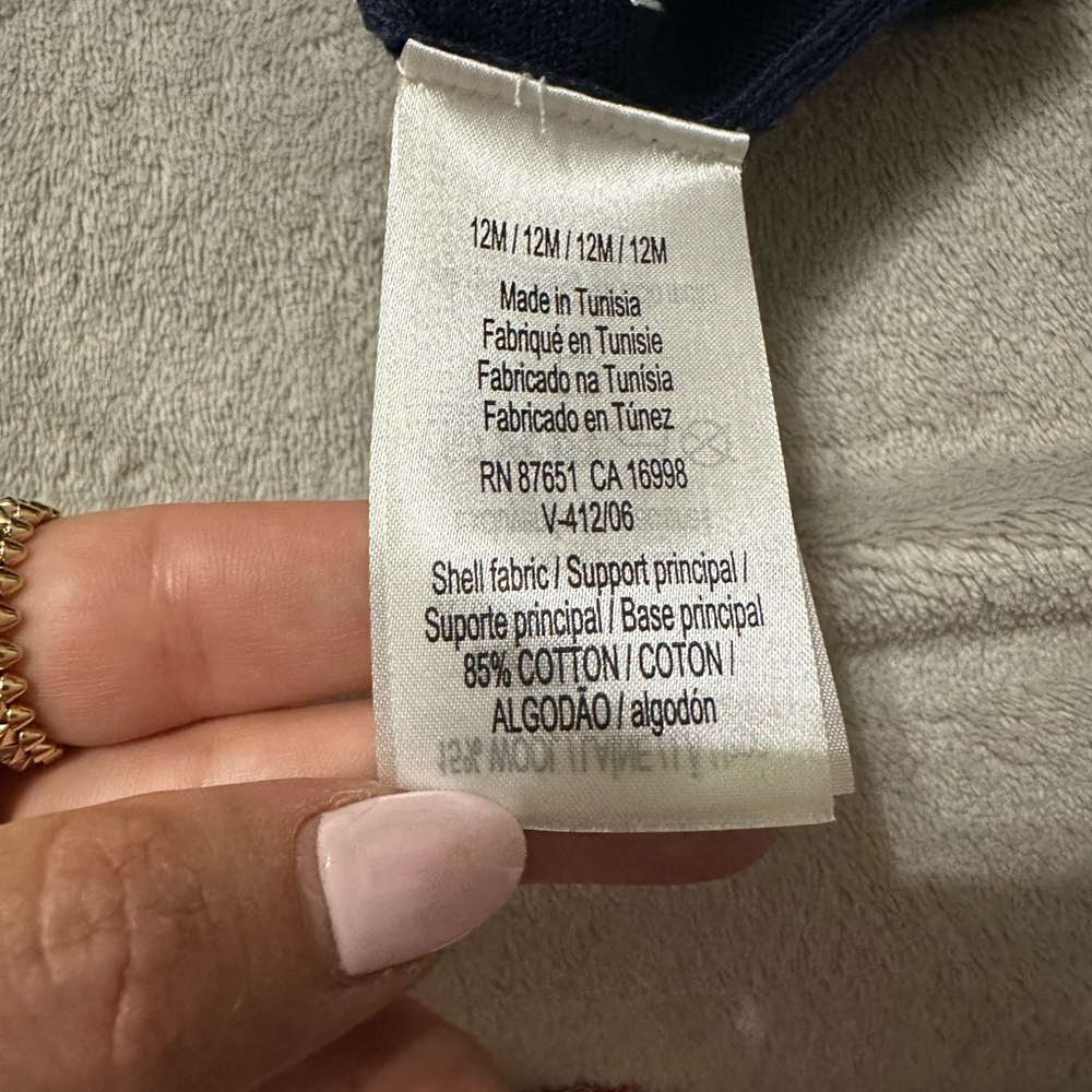 Burberry Tan and Black Footies One Piece with hat new - Picture 5 of 6